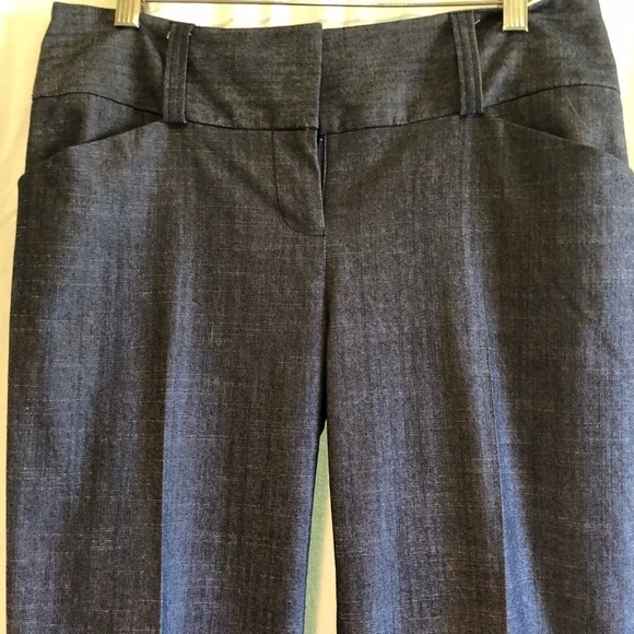 Maurices Y2K Charcoal Gray Career Pant Trouser Pant 5/6 Workcore Light Acadamia - Picture 3 of 6